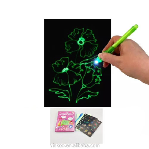 Solución fluorescente de Suron que desarrolla dibujo almohadilla educativa
