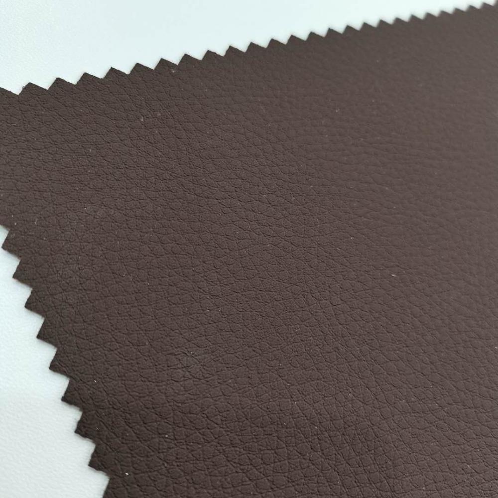 Thickened Deep Brown Pvc Leather