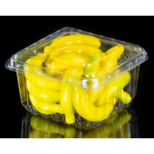 Boîte d'emballage de fruits en plastique transparent jetable