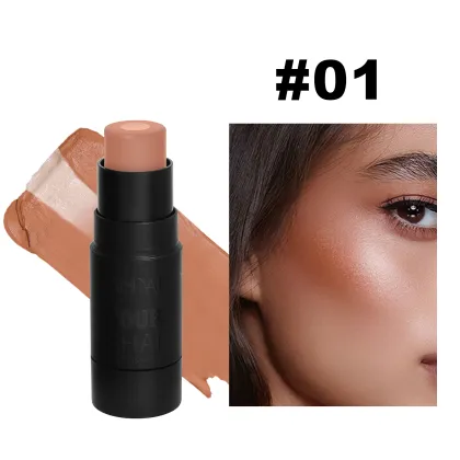 Solid Highlight Color Powder Blusher Stick Rouge
