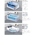 Masage de salle de bain autoportant baignoire baignoire baignoire