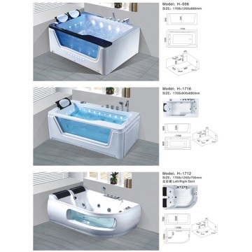 Vasca da bagno con idromassaggio vasca da bagno con massaggio free standing