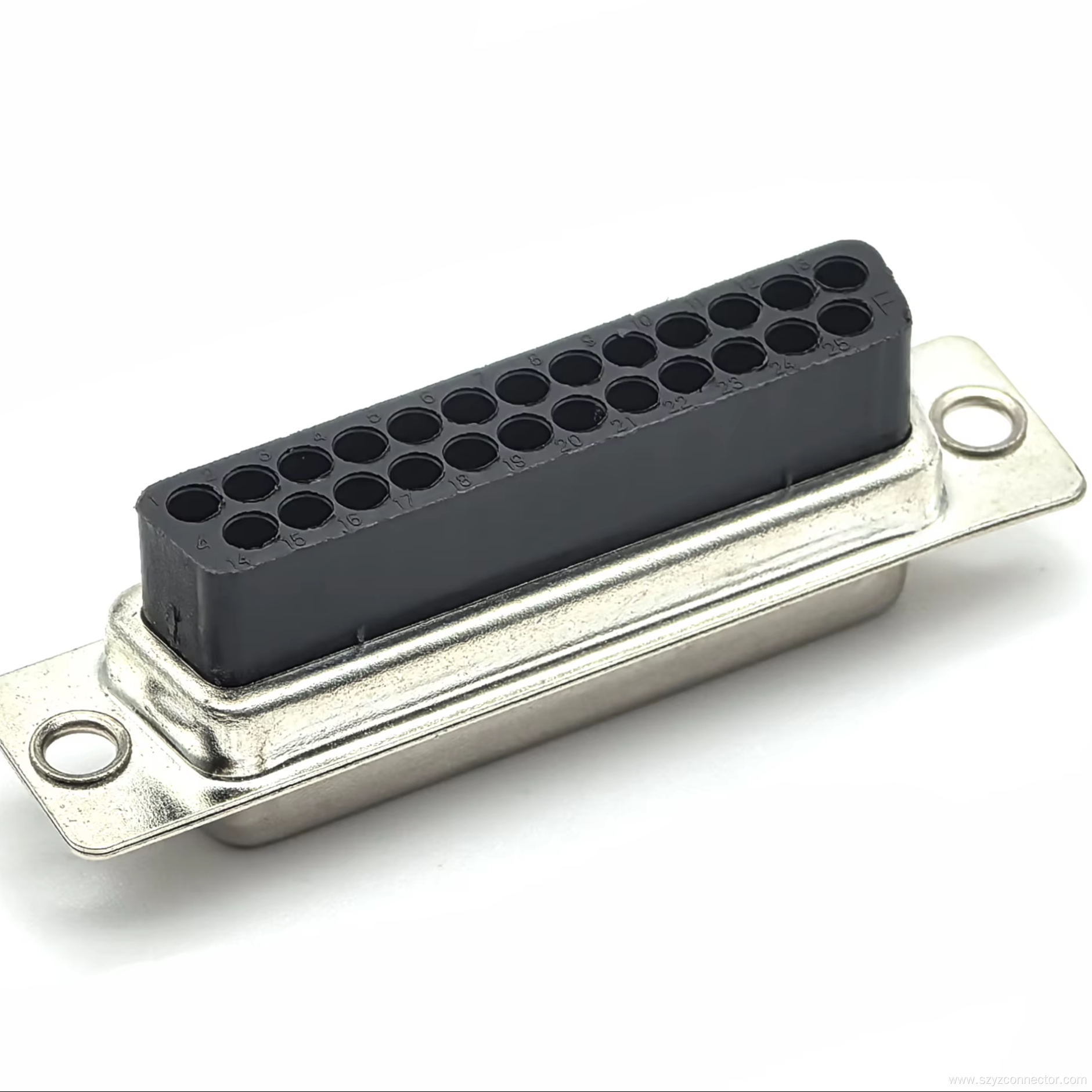 Standard D-Sub Connector DP 25P Female Straight with Harpoon 25P