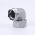 Compression Fittings inner and outer wire right angle elbow Manufactory