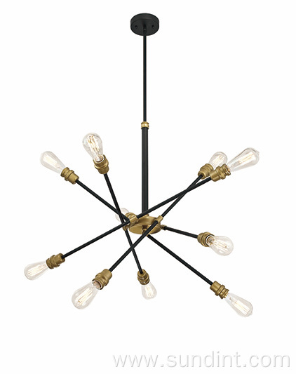 Fashionable Steel Living Room Decorative Pendant Light