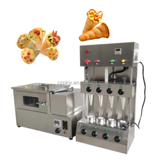 Hot Sale Automatic Pizza Cone Forming Machine: Industrial Pizza Cone Display Equipment