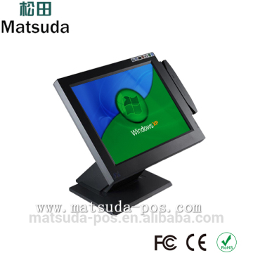 Top grade discount all in one touch screen epos system for restaurant with MSR