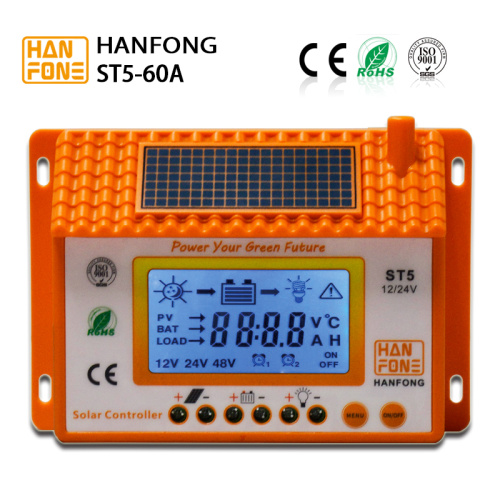 Hanfong 12V / 24V Alimentation électrique Contrôleur de chargeur solaire