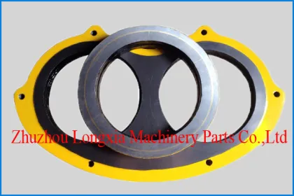 Sany concrete mixer truck parts /concrete pump wear plate and cutting ring