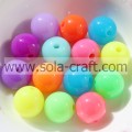 Boule de perles fluorescentes acryliques de haute qualité en gros 