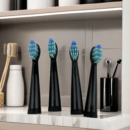 Seago & Fairwill Compatible 4-Piece Replacement Toothbrush Head Set