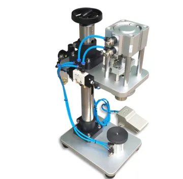 Pneumatic Semi-Automatic Capping Machine for Glass Perfume Bottles