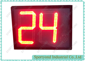 Basketball shot clock with wireless 24 sec shot timer