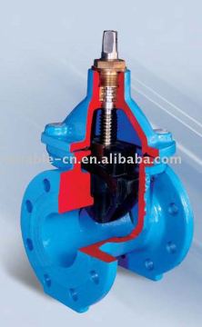Din standard rubber seat gate valve CE certificate wars certificate