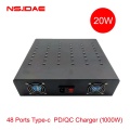 48 ports USB C PD / QC 1000W Charger de puissance