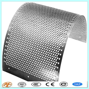 round hole size 170 mesh perforated metal screen sheets