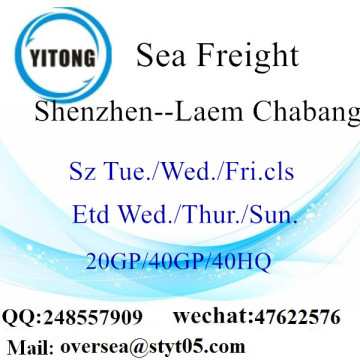 Shenzhen Port Sea Freight Verzending naar Laem Chabang