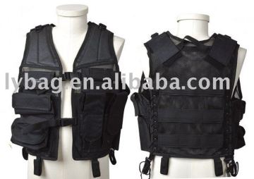 black color fishing vest
