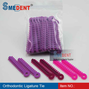 Dental Orthodontic Elastic Color Ligature Tie