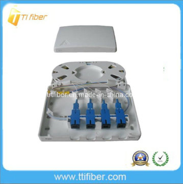 FTTH Customer Sc 4 Port Fiber Optic Terminal Box/Patch Panel