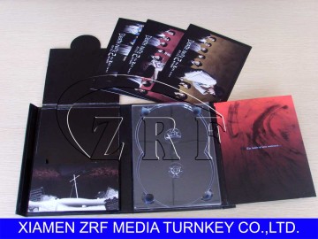 DVD Packaging With Saddle Stitching Book Packaging (DBP-004)