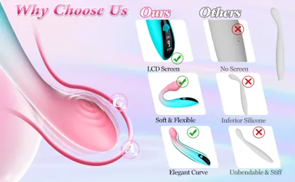 Digital display 9-frequency G-point vibration rod