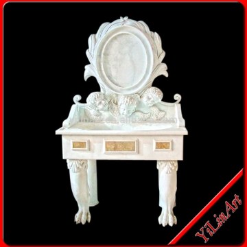 Hand Polished Oval Stone Bathroom Wash Basin Supplier