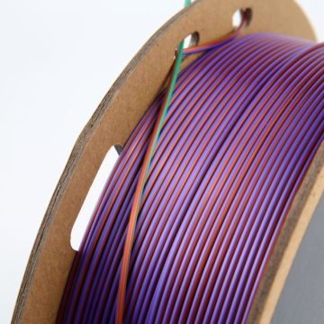 Tri-Color Silk PLA 3D Printer Filament