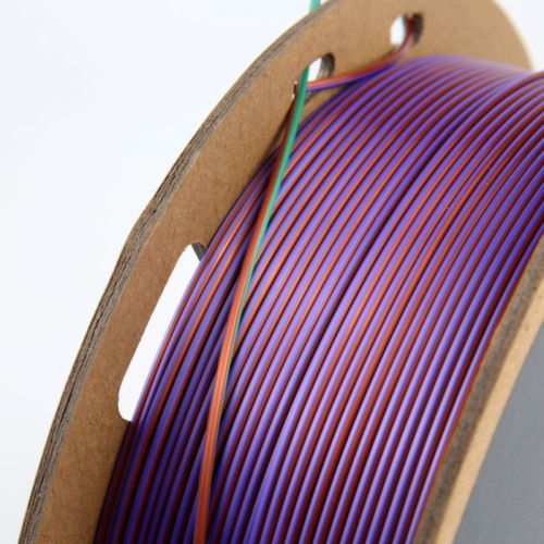 Tri-Color Silk PLA 3D Printer Filament