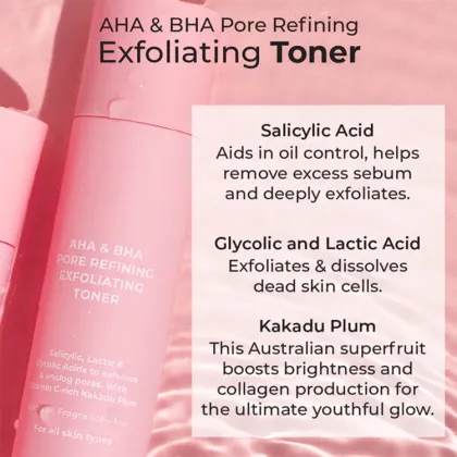 Alcohol-Free Custom Wholesale Pore-Refining Exfoliating Toner