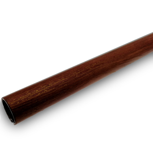 Spray wood grain color curtain rod aluminum profile