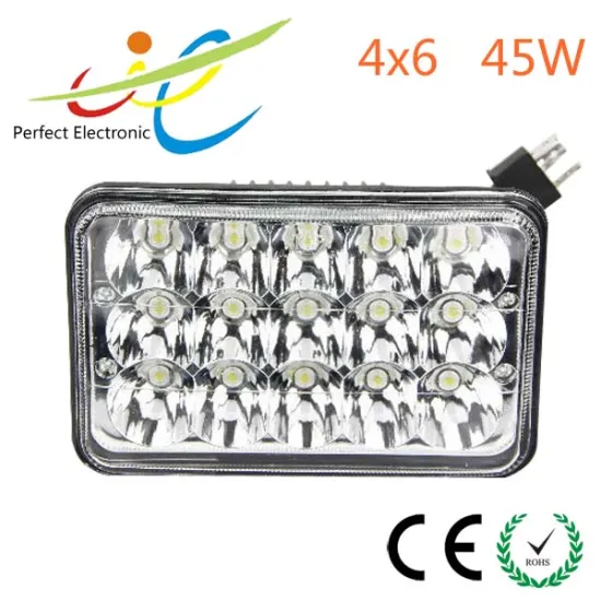 4x6 45W Epistar high low beam Spot LED headlight