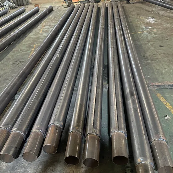 AORUITAI Outdoor Galvanized Steel Solar Street Light Pole (4m-7m)