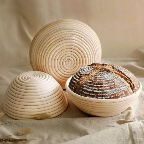 Professional Oval Rattan Sourdough Bannetons for Bread Proofing: A Perfect Set for Artisan Bread Making