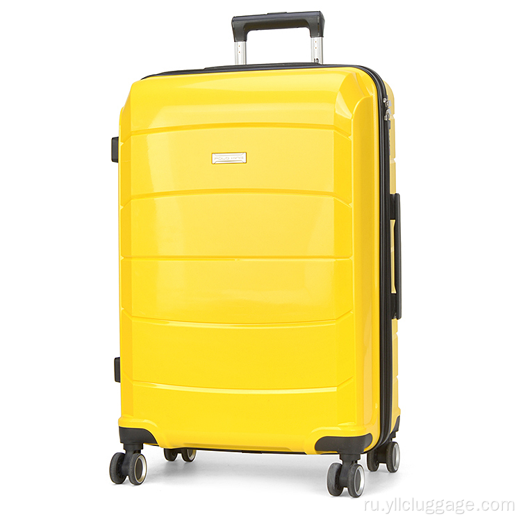 Новый дизайн чемодан полипропиленовый дорожный чемодан для продажи