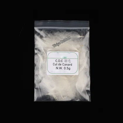 Wholesale CDC Fly Tying Duck Feathers - Water Repellent Duck Green Glands Butt Feathers for Dry Fly Tying