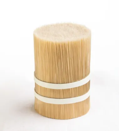 PBT wavy paintbrush bristle