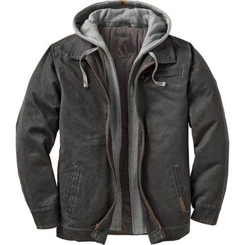 Zippered Hooded Jacket Casual Jacket Men's Full Zip Outdoorsman Jacket Manufactory