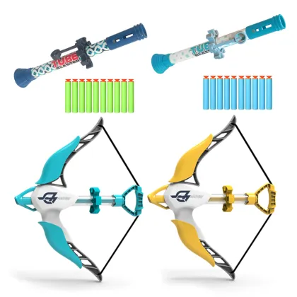 Soft Bullet Archery Set: Air Bow and Arrow Toy Game for Kids