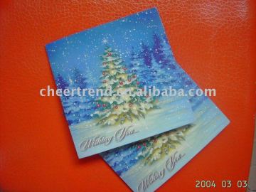 Christmas greeting card/Music christmas card