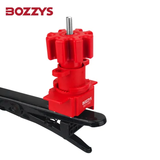 BOZZYS Universal Butterfly Valve Lockout with Base Clamping Unit for All Valve Types