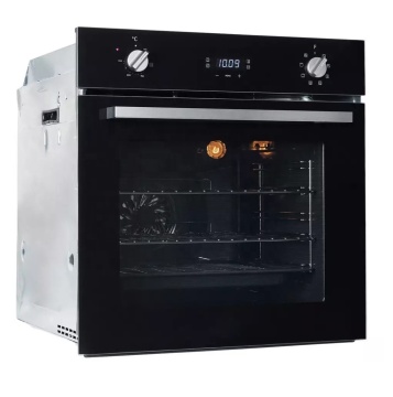 Triple Glass Door Convection Oven with 10 Cooking Functions: Electronic Timer for Pizza Making
