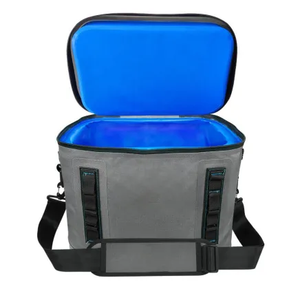 LER Soft Shoulder Cooler Bag: Portable Beach Family Cooler Bag