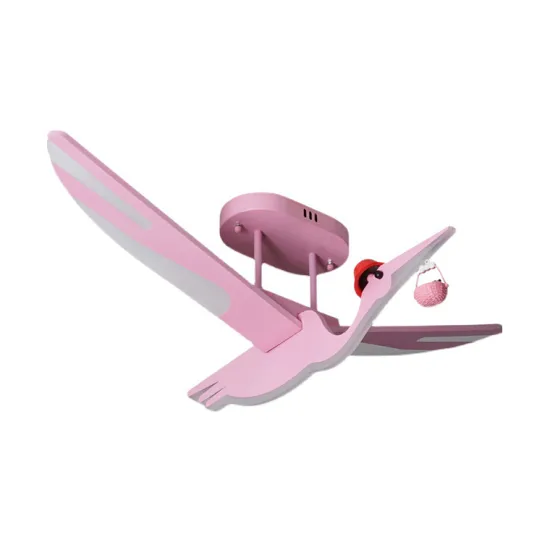 YOUWIN Modern Pterodactyl and Moa Shaped Acrylic Ceiling Light for Children's Bedroom