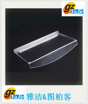 typical style slatwall plastic shoe display stand rack