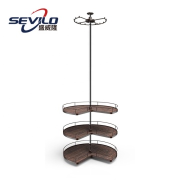 Rotating Garment Rack Fitting Hardware for Wardrobe and Closet Accessories