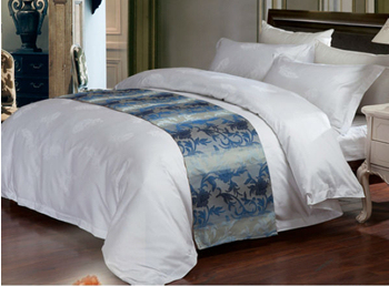 High Quality Hotel Bedding Set Blue One