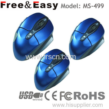 6 Buttons Wired Vertical Mouse 