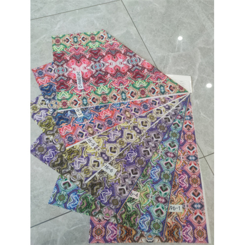 High-Quality Imitation Linen Printed Polyester Fabric