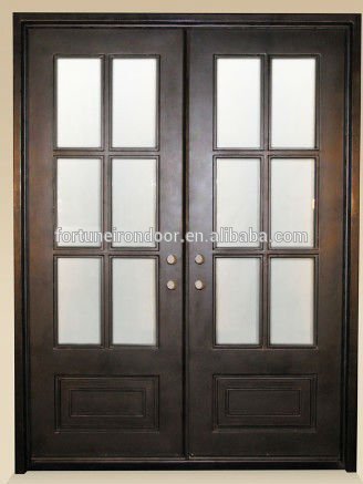 Metal Security Doors/ Interior door designs iron grill door designs China Manufacturer